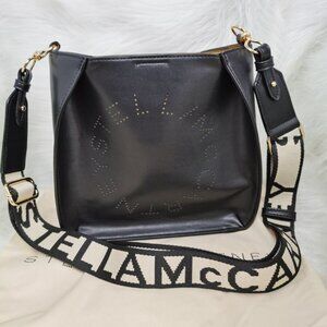 New  Stella McCartney Logo CrossbodyBag Black